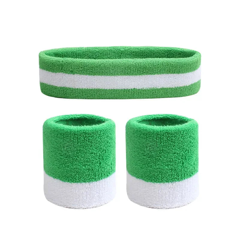 3pcs Sport Outdoor Tennis Elastic Headbands For Men