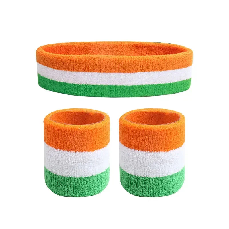 3pcs Sports Outdoor Tennis Elastic Headbands For Men