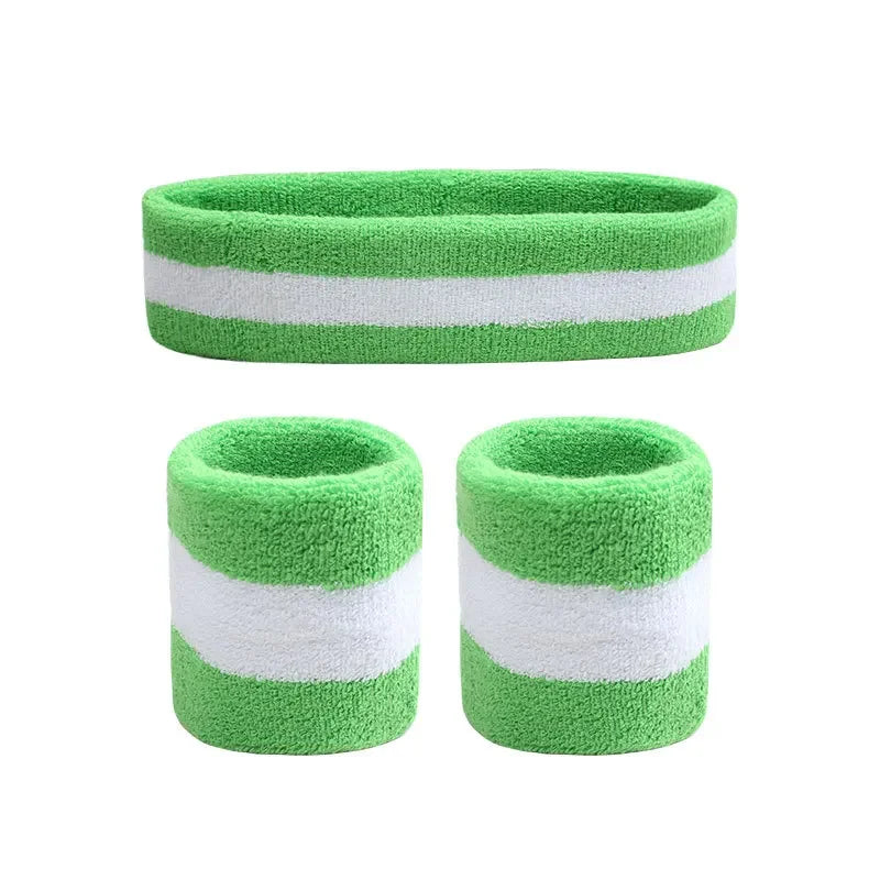 3pcs Tennis Elastic Headbands For Men