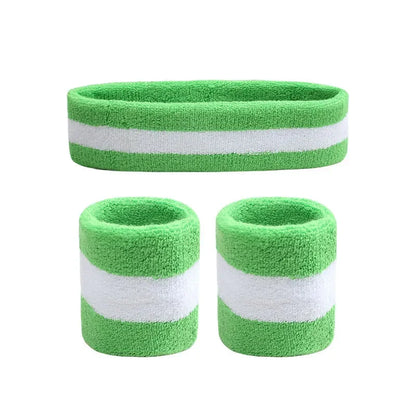 3pcs Tennis Elastic Headbands For Men