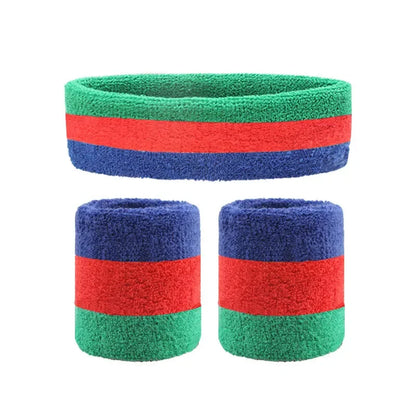 3pcs Tennis Elastic Headbands For Men