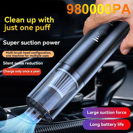 4-in-1 Mini High Pressure Rechargeable Car Vacuum
