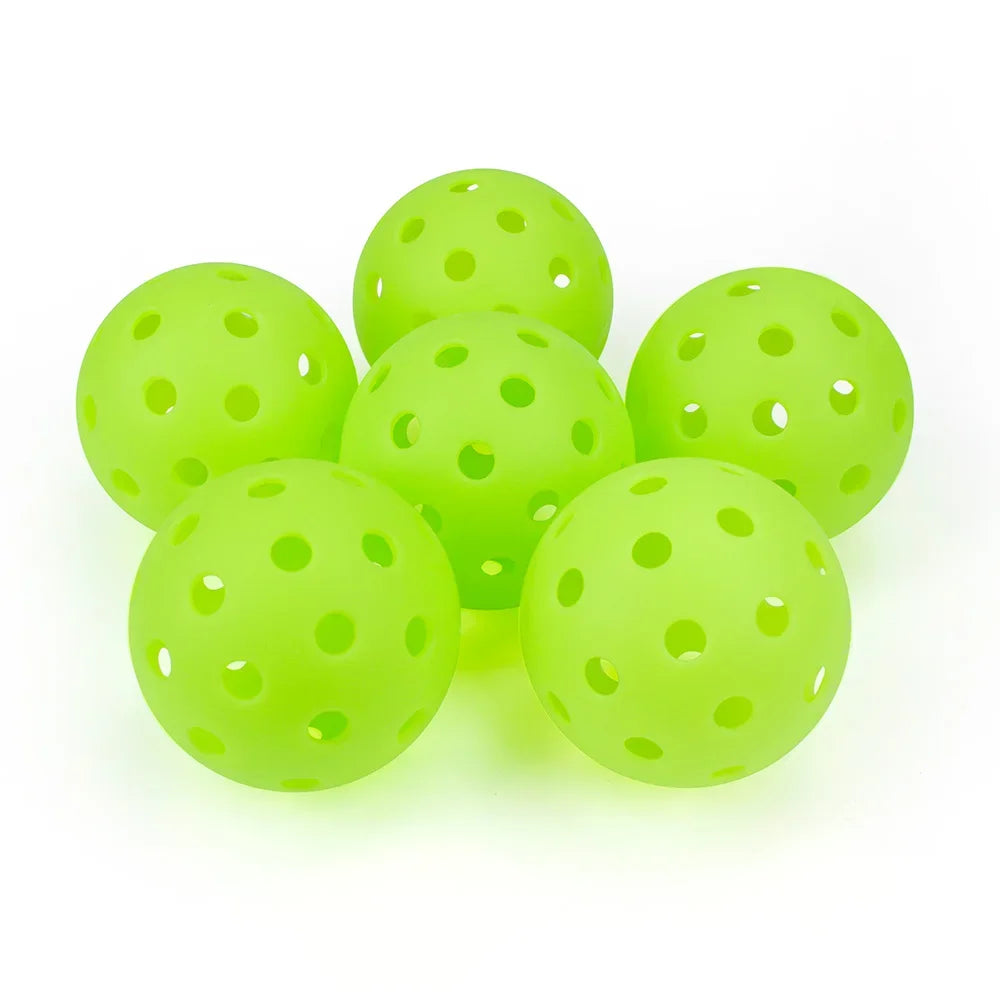 Durable 40 Holes Outdoor Mini Pickleballs Set