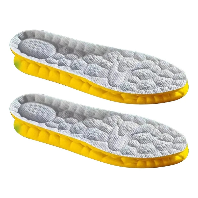 4D Cloud PU Soft Sole Breathable Sport Shoes Insoles