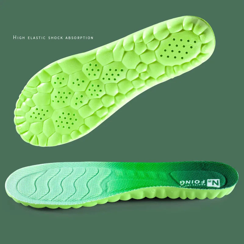 4D Latex Sport Insoles- Soft/Elastic/Anti-Pain/Arch Support