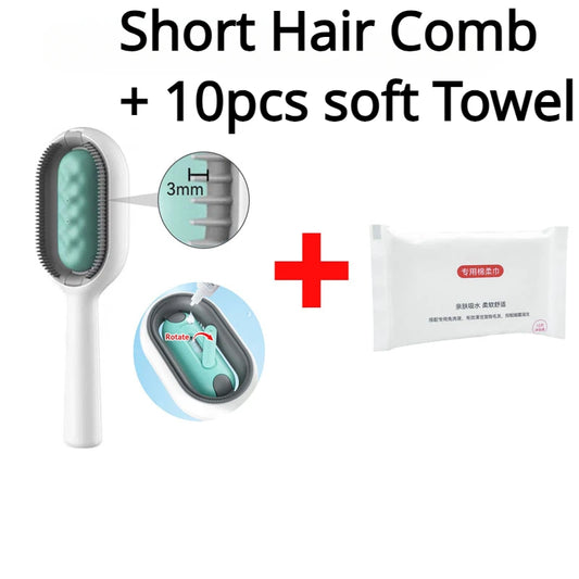 4 in 1 Double Sided Grooming Cat Long Hair Brush