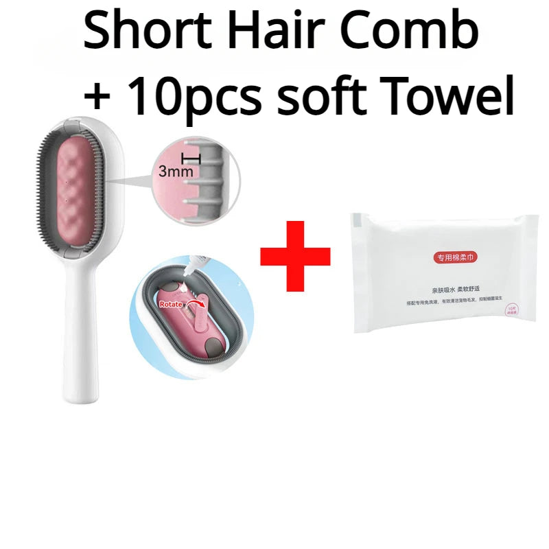 4 in 1 Double Sided Grooming Cat Long Hair Brush