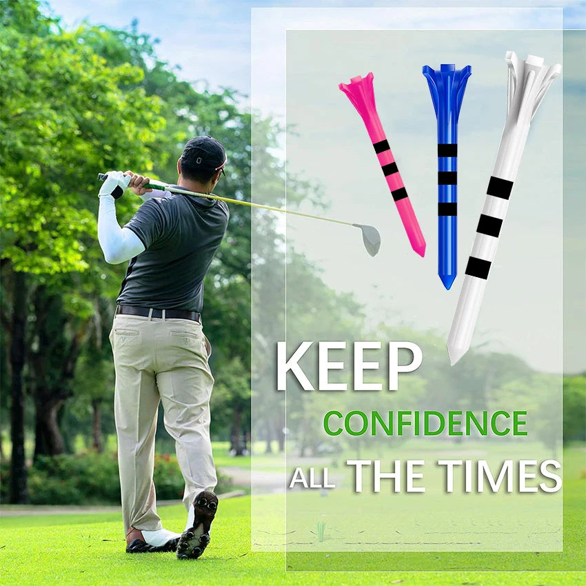 Unbreakable 5-Prong Golf Tees - 50 Pack
