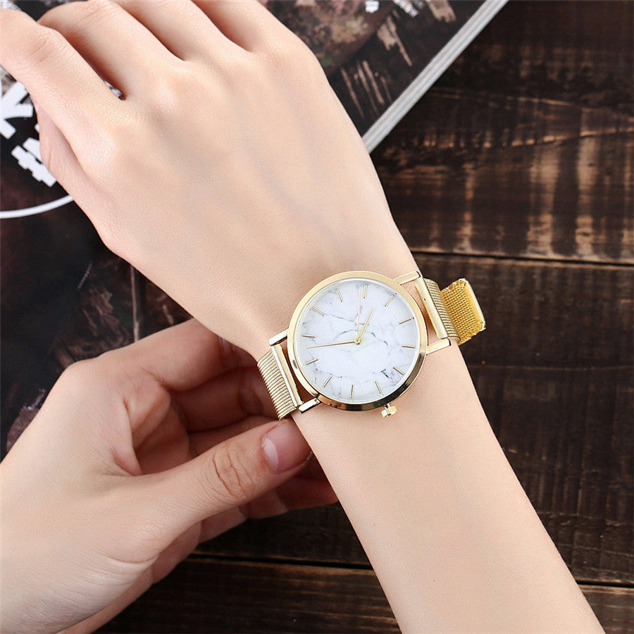 Women Silver & Gold Stainless-steel Watch