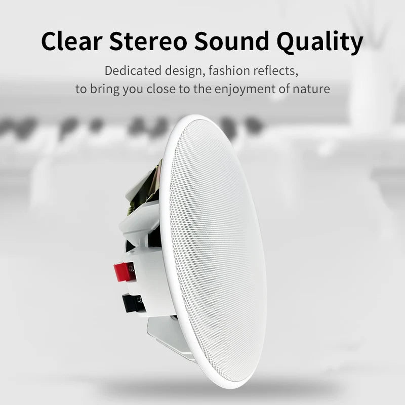 6-Inch 3D Stereo Bluetooth Ceiling Speaker