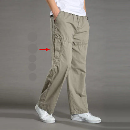 Men's 6XL Cargo Pants for Spring/Summer
