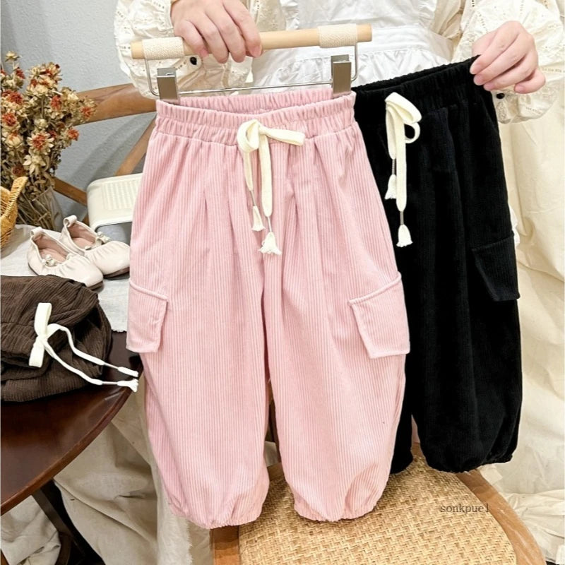 New Cargo Pants for 2-6 Years Old Solid Boys Casual Sport Pants Enfant Garcon Kids Children Trousers 2-8Years Clothes