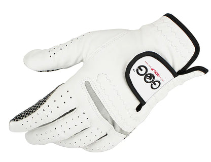 6 PCS Golf Gloves Men's Soft Breathable Pure Sheepskin Genuine Leather