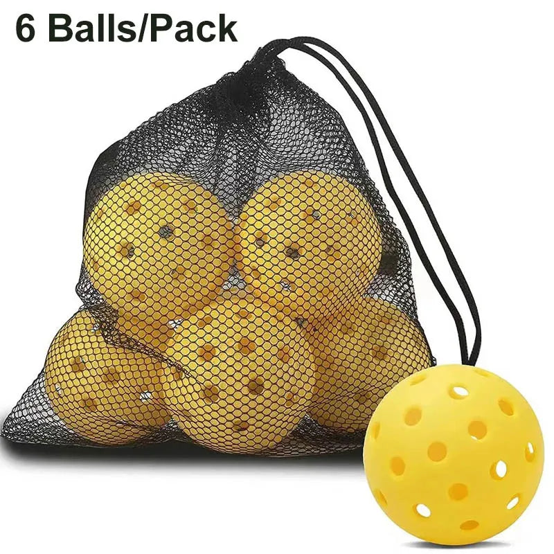6 Pcs Durable Sports Outdoor Pickleball Balls