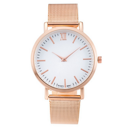 Women Silver & Gold Stainless-steel Watch