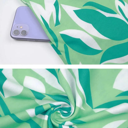 Women’s Floral Print Summer Dress – Round Neck Sleeveless Slim Fit Casual Mini Dress