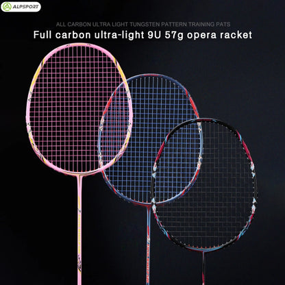 Ultralight Carbon Badminton Racket Set