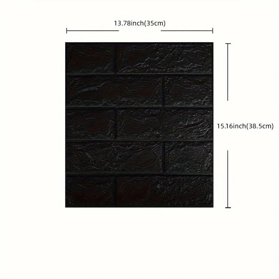 Autocollants muraux en mousse auto-adhésifs 3D imperméables pour la décoration intérieure