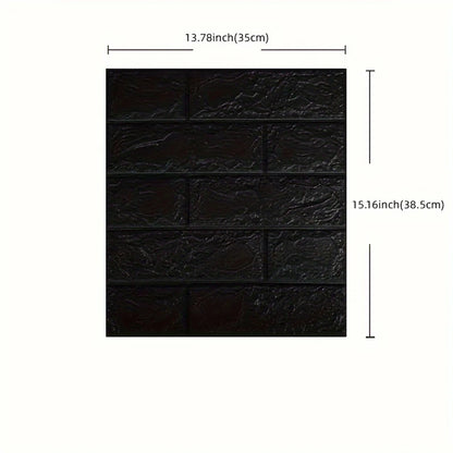 Autocollants muraux en mousse auto-adhésifs 3D imperméables pour la décoration intérieure