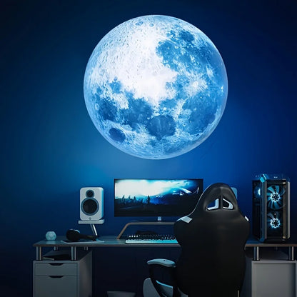 Veilleuse LED USB Lampe boule de cristal galaxie Lampe planète lune 3D 