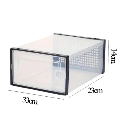 Staubdichter mehrschichtiger Schuhregal-Organizer