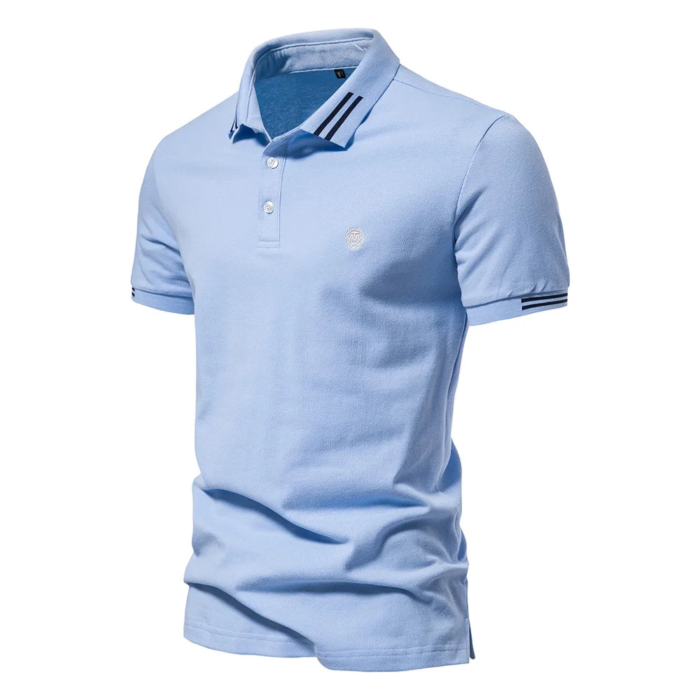 AIOPEON 100% Cotton Polo Shirt
