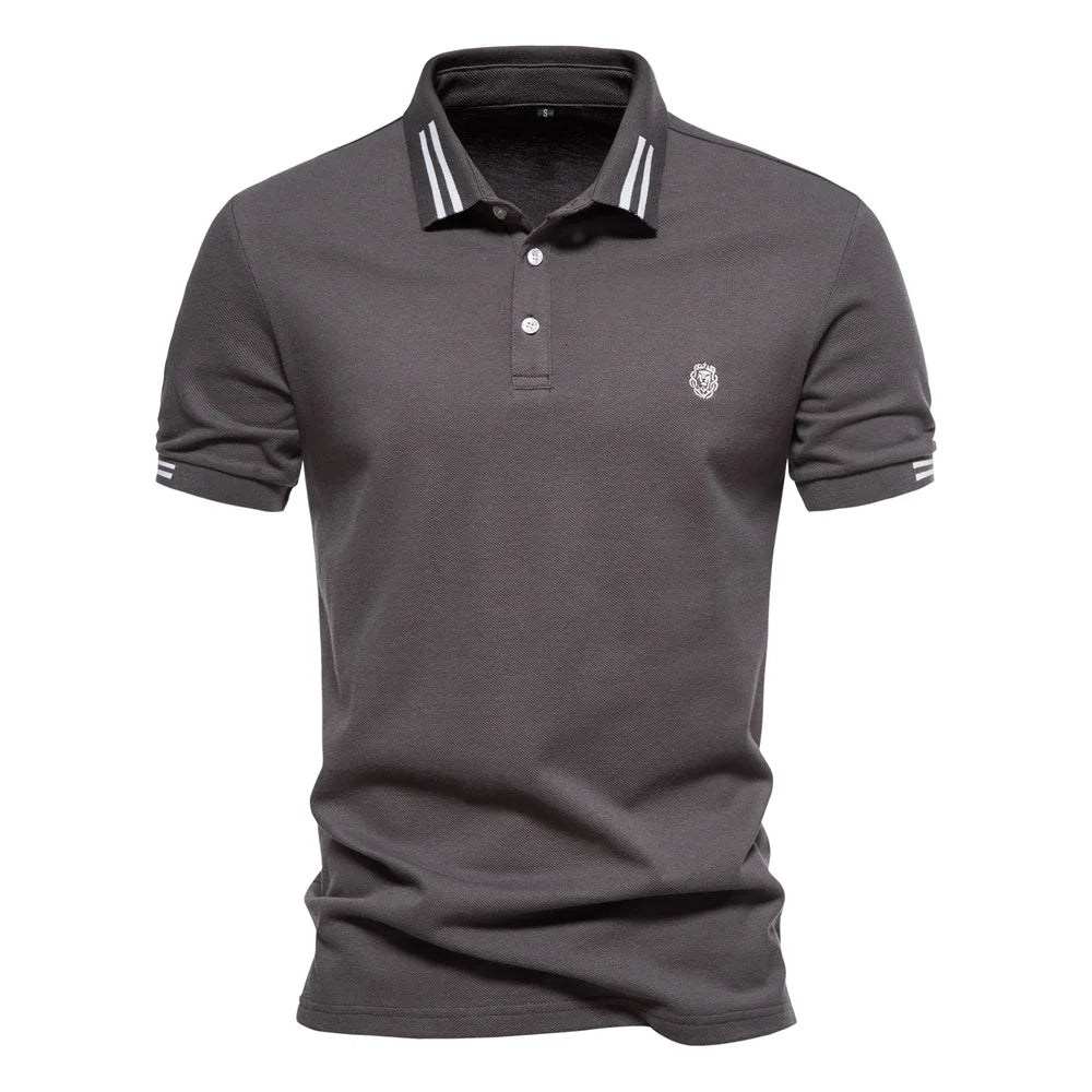AIOPEON 100% Cotton Polo Shirt
