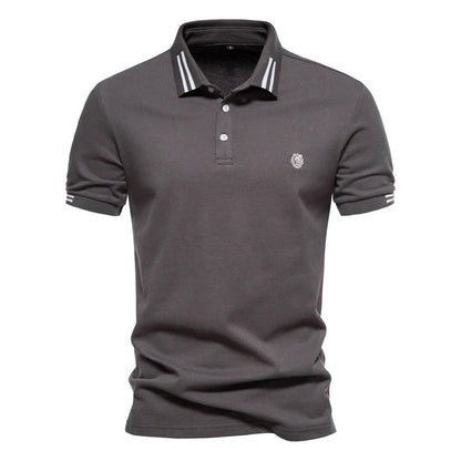 AIOPEON 100% Cotton Polo Shirt
