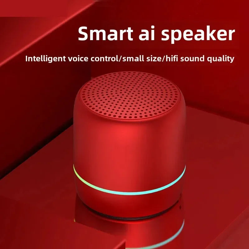 AI Voice Control Mini Portable Bluetooth Speaker