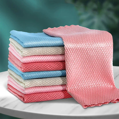 Absorbent Glass Cleaning Towels