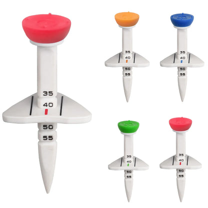Adjustable 33–55mm Rubber Golf Tee