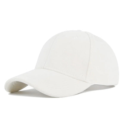 Retro Suede Adjustable Baseball Cap