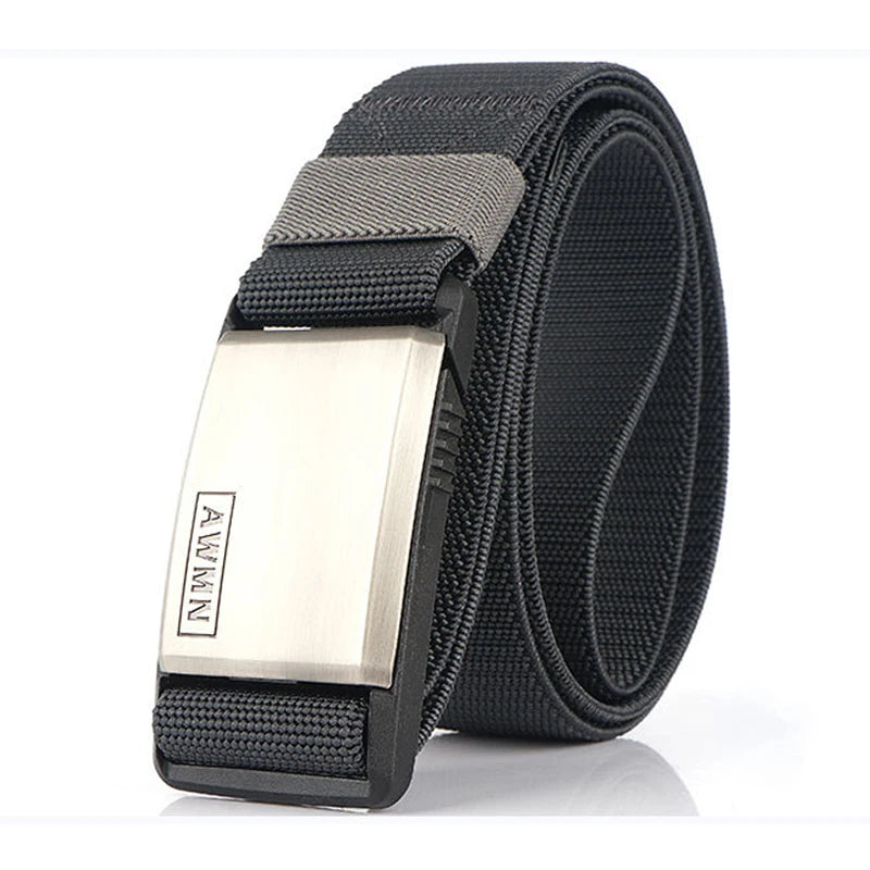 Adjustable Metal Magnetic Buckle Belt for Men
