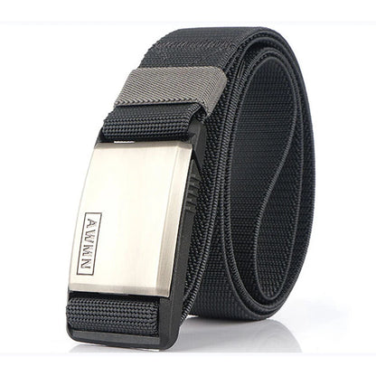 Adjustable Metal Magnetic Buckle Belt for Men