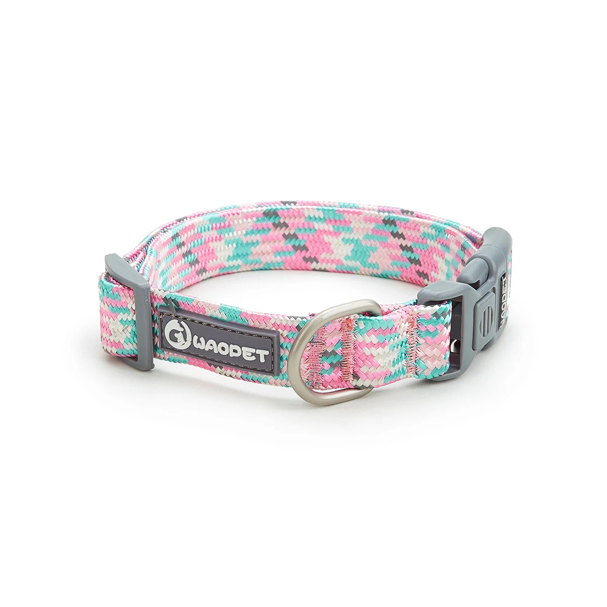 Adjustable Choker Ring Colorful Reflective Dog Collar