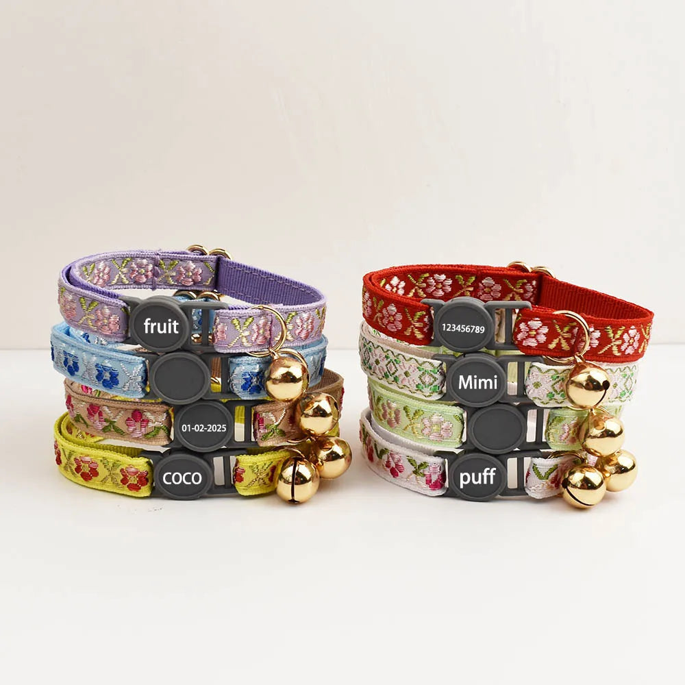 Adjustable Choking Prevention Personalized Dog Collar