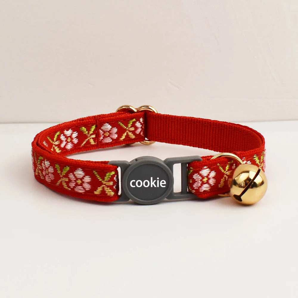 Adjustable Choking Prevention Personalized Dog Collar