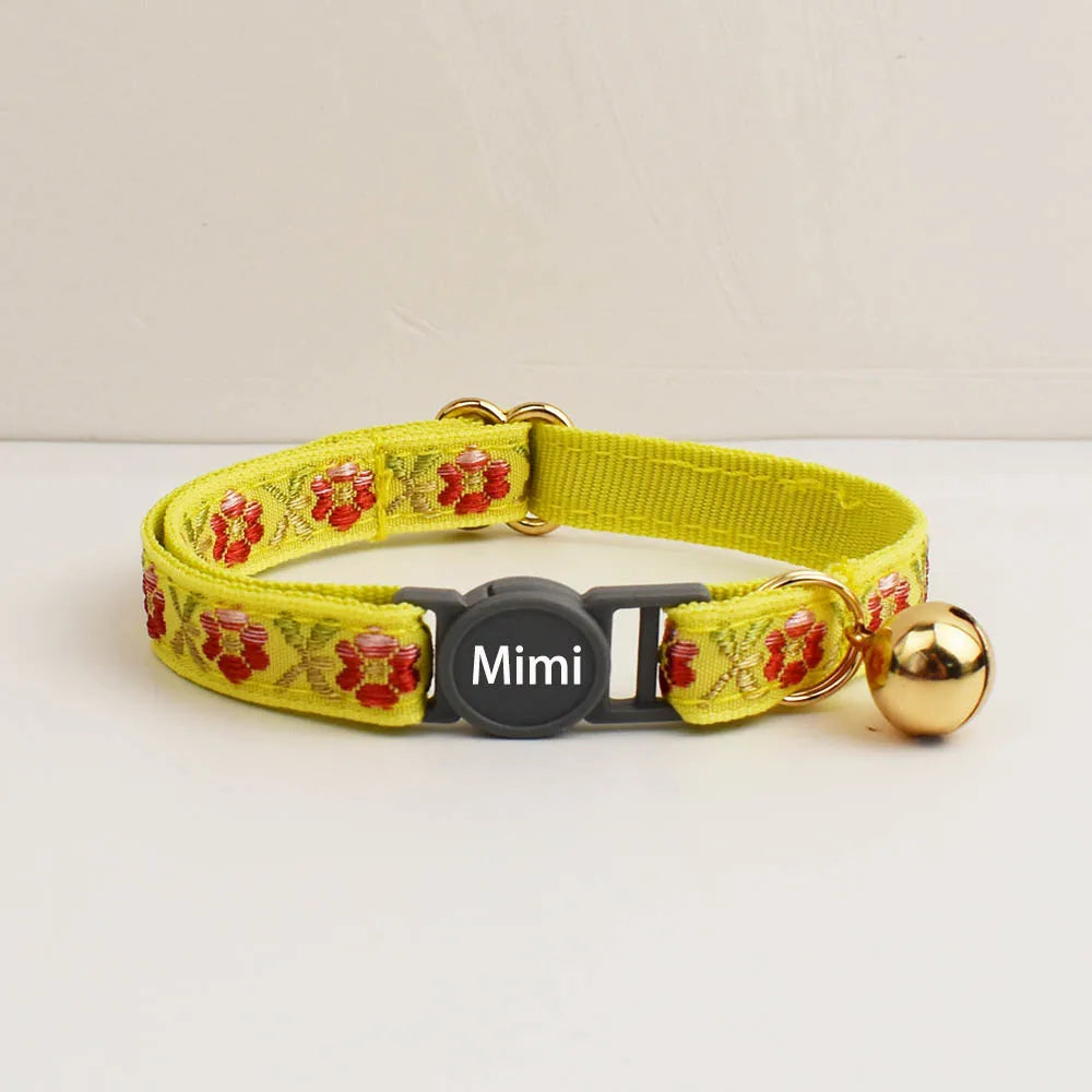 Adjustable Choking Prevention Personalized Dog Collar