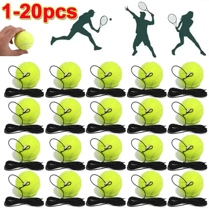 Adjustable Elastic String Tennis Trainer Rebound Ball