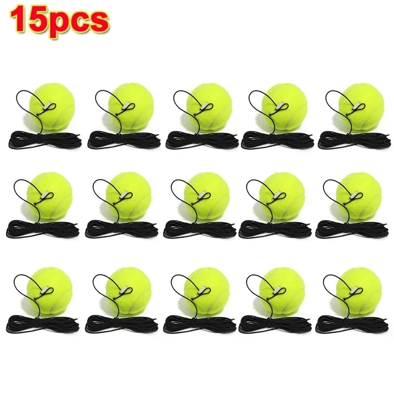 Adjustable Elastic String Tennis Trainer Rebound Ball