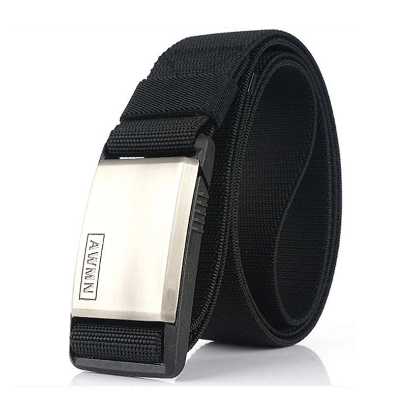 Adjustable Metal Magnetic Buckle Belt for Men
