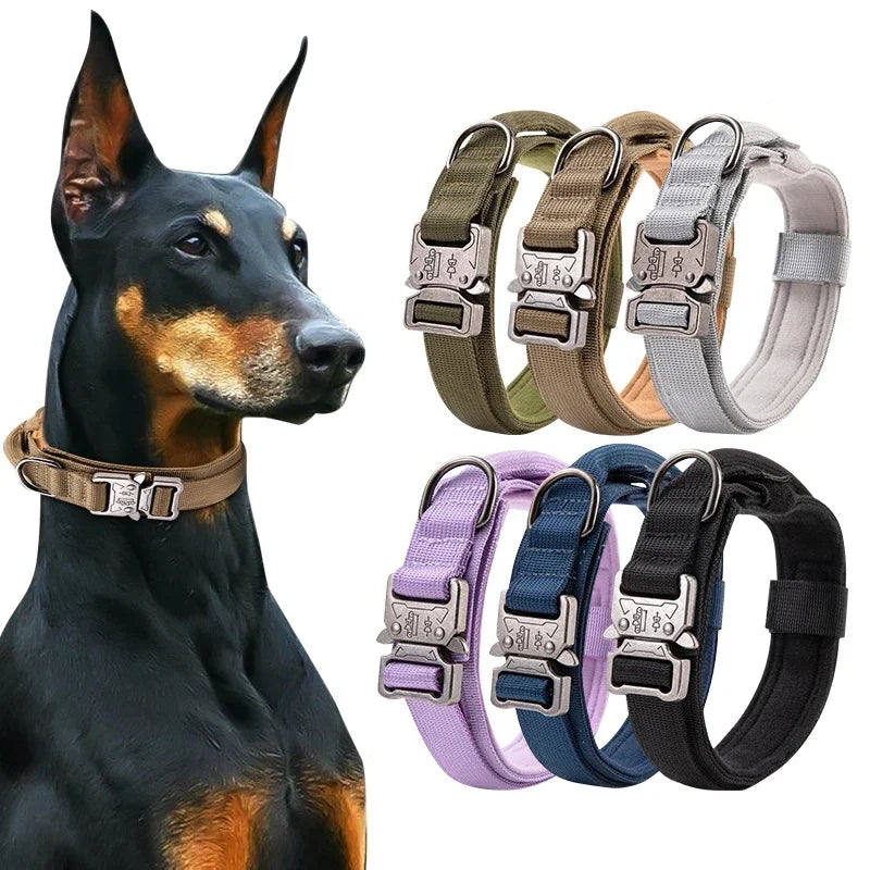 Adjustable Medium Large Training Dog Leash Collar