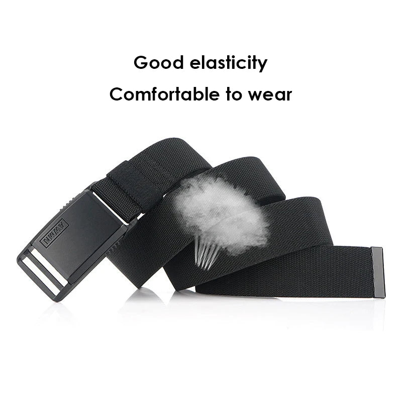 Adjustable Metal Magnetic Buckle Belt for Men