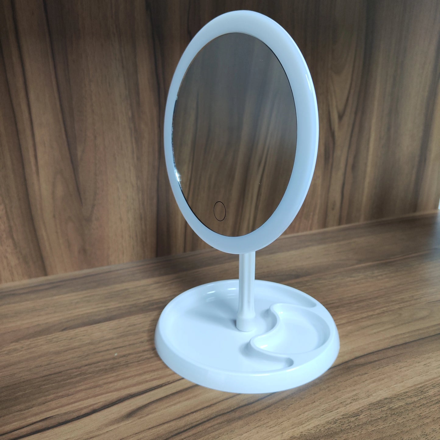 Adjustable OneTouch Lighted LED Makeup Mirror