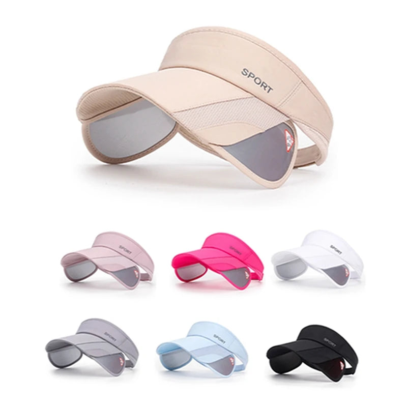 Adjustable Outdoor Tennis Visor Caps for Women & Men