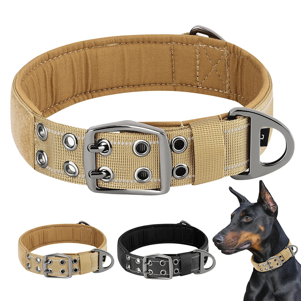 Adjustable Shepherd Training Military Tactical Dog Collar