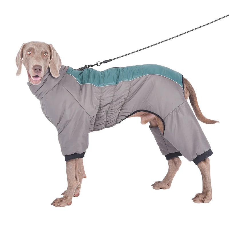Adjustable Winter Waterproof Four Legged Dog Coat