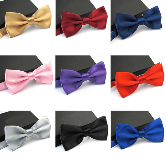 Adjustable Solid Color Bowtie for Men