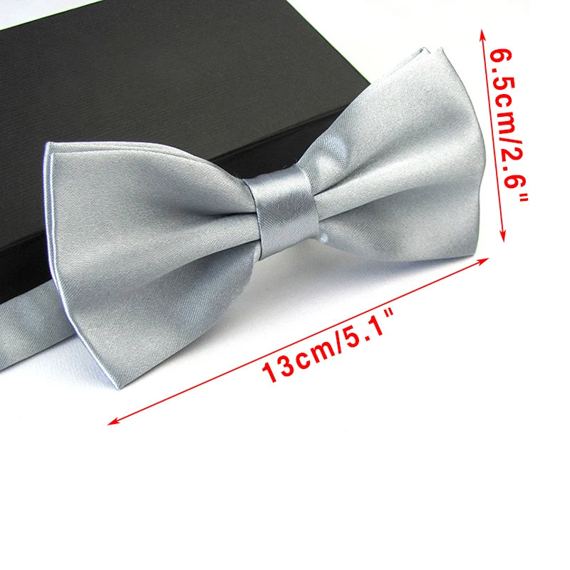 Adjustable Solid Color Bowtie for Men