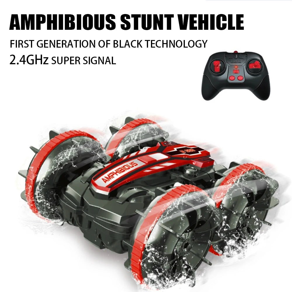 Amphibious Remote Control Stunt Car

